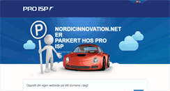 Desktop Screenshot of nordicinnovation.net